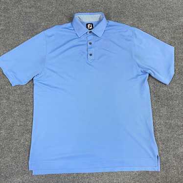 Footjoy Footjoy Mens Polo Shirt L Blue Performanc… - image 1