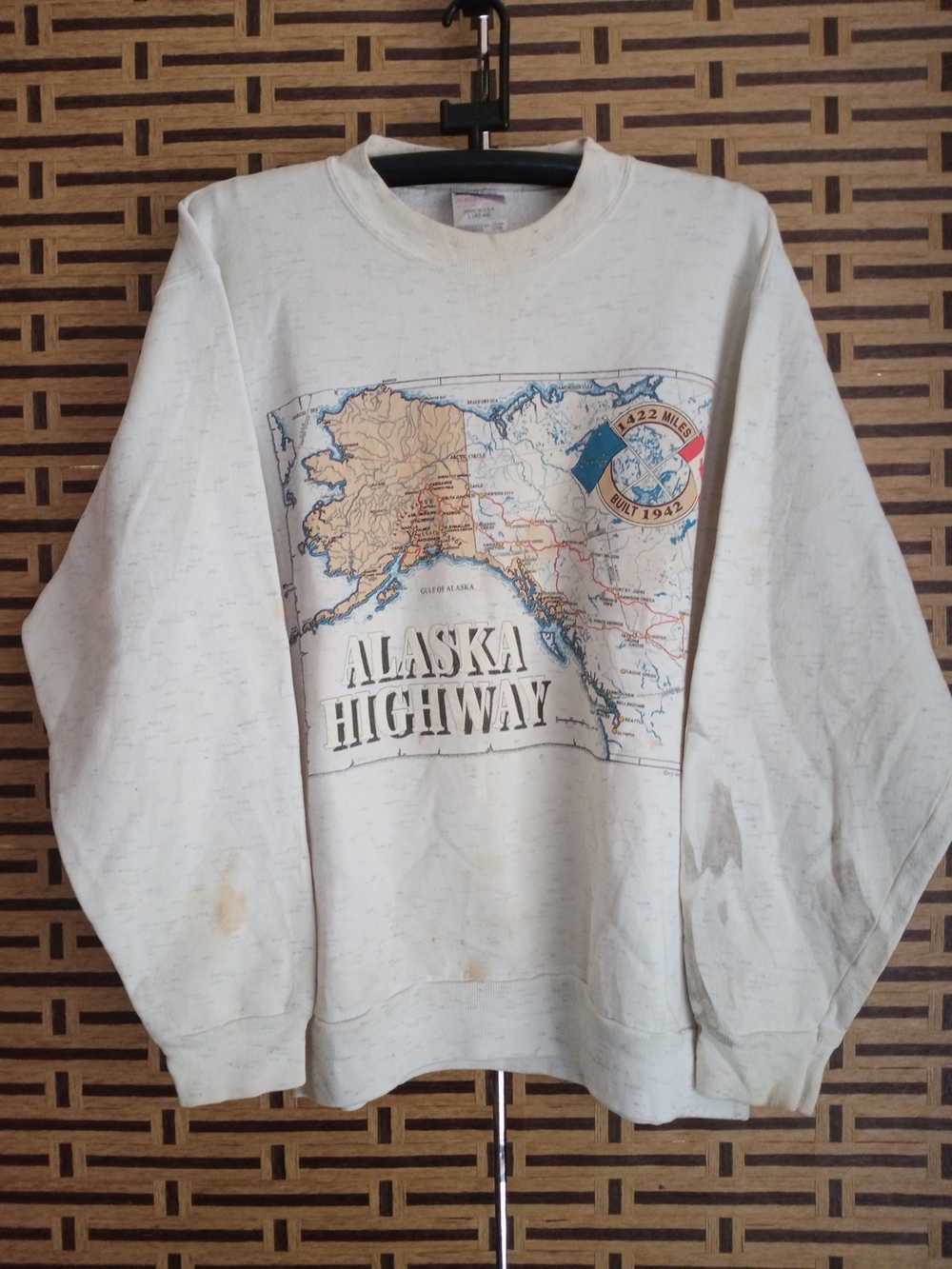 Made In Usa × Vintage Vintage oneita Alaska highw… - image 2