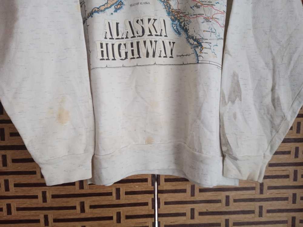 Made In Usa × Vintage Vintage oneita Alaska highw… - image 4