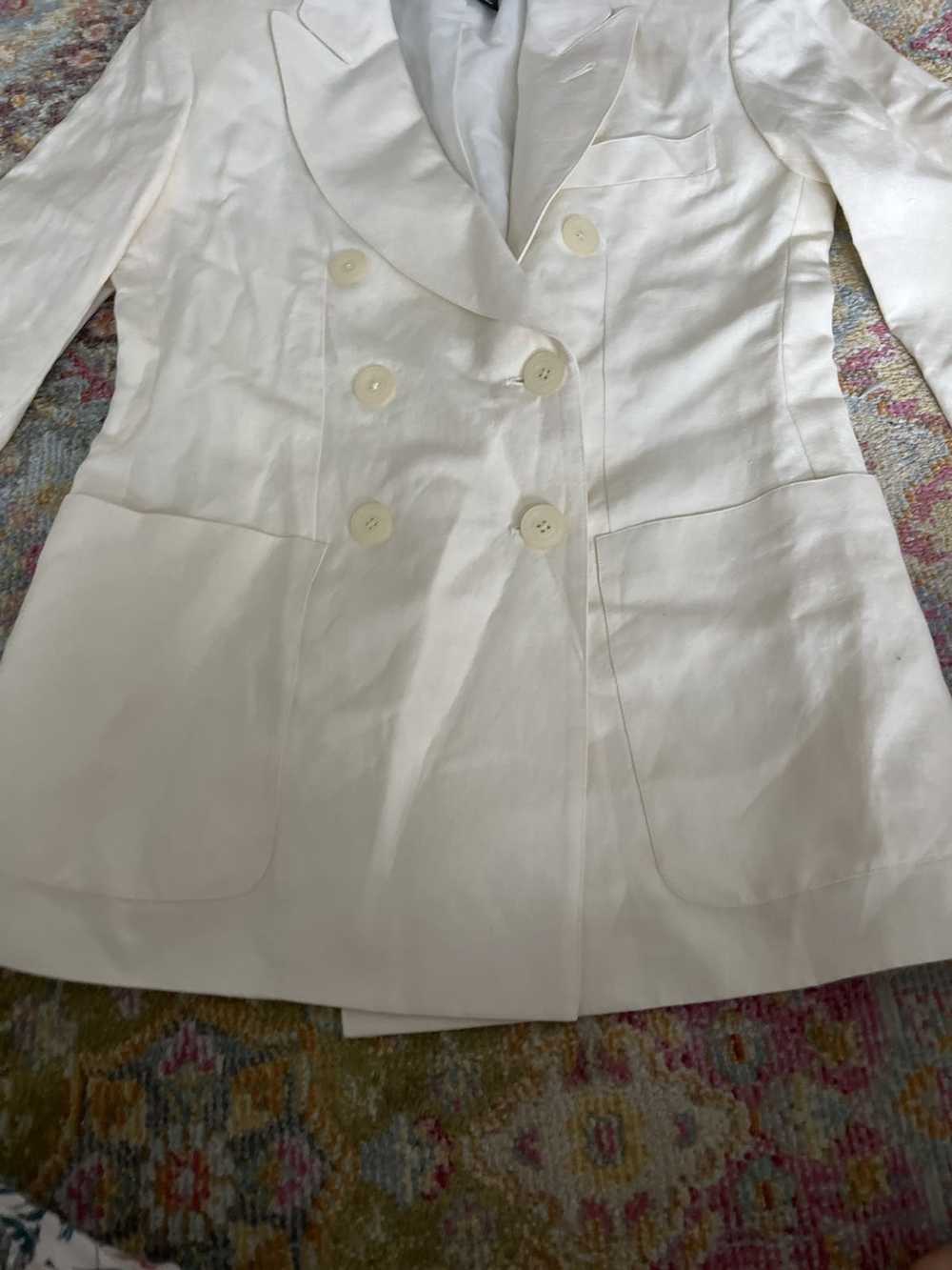 DKNY Beautiful linen/silk blazer - image 3