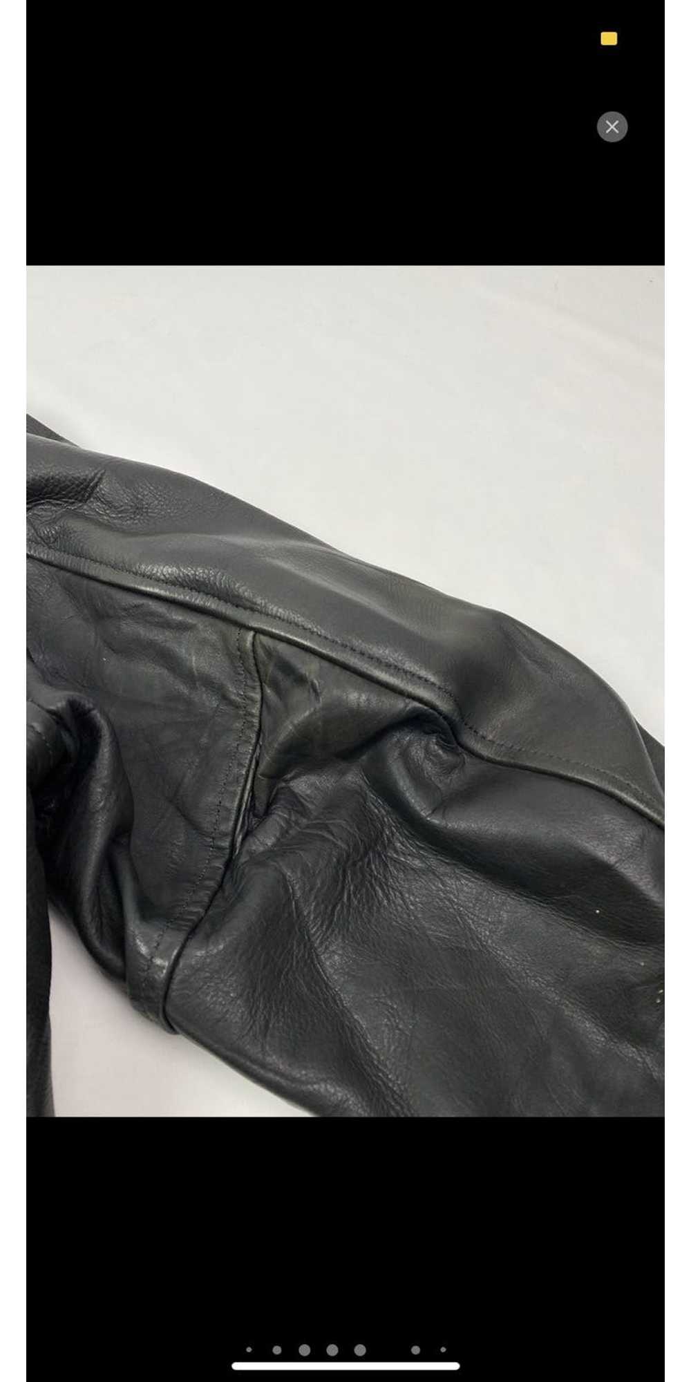 MOTO Vintage Leather Biker Jacket - image 7
