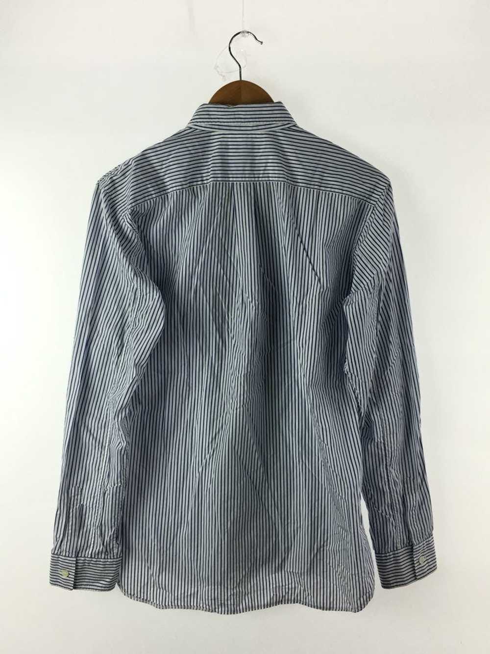 Comme des Garcons Shirt Blue Front Switch Striped… - image 2