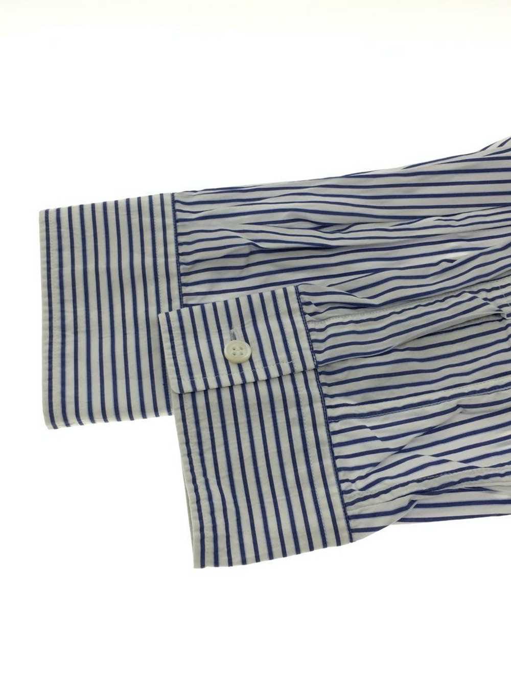 Comme des Garcons Shirt Blue Front Switch Striped… - image 5