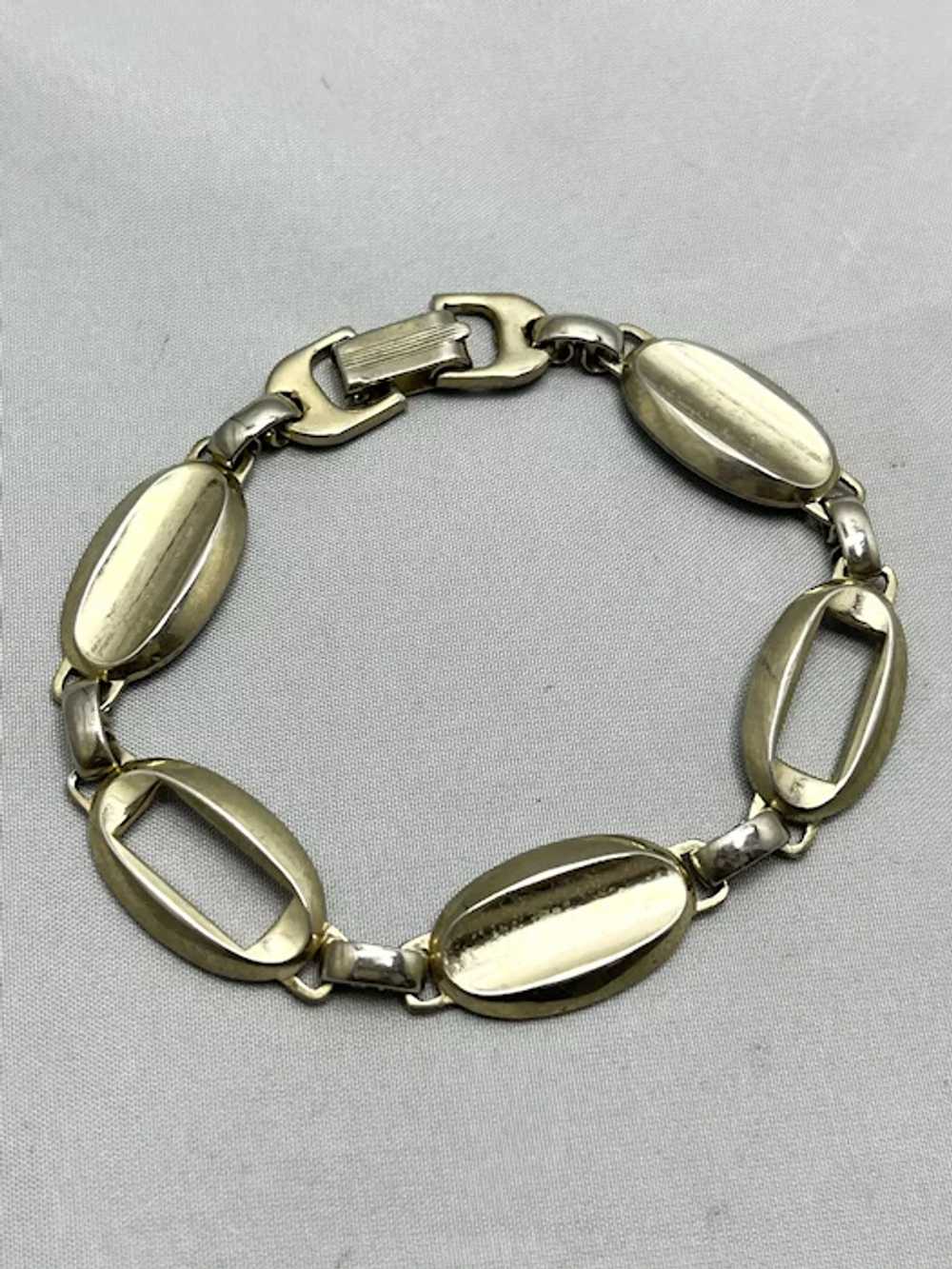Vintage Marino Gold Tone Chain Bracelet - image 3