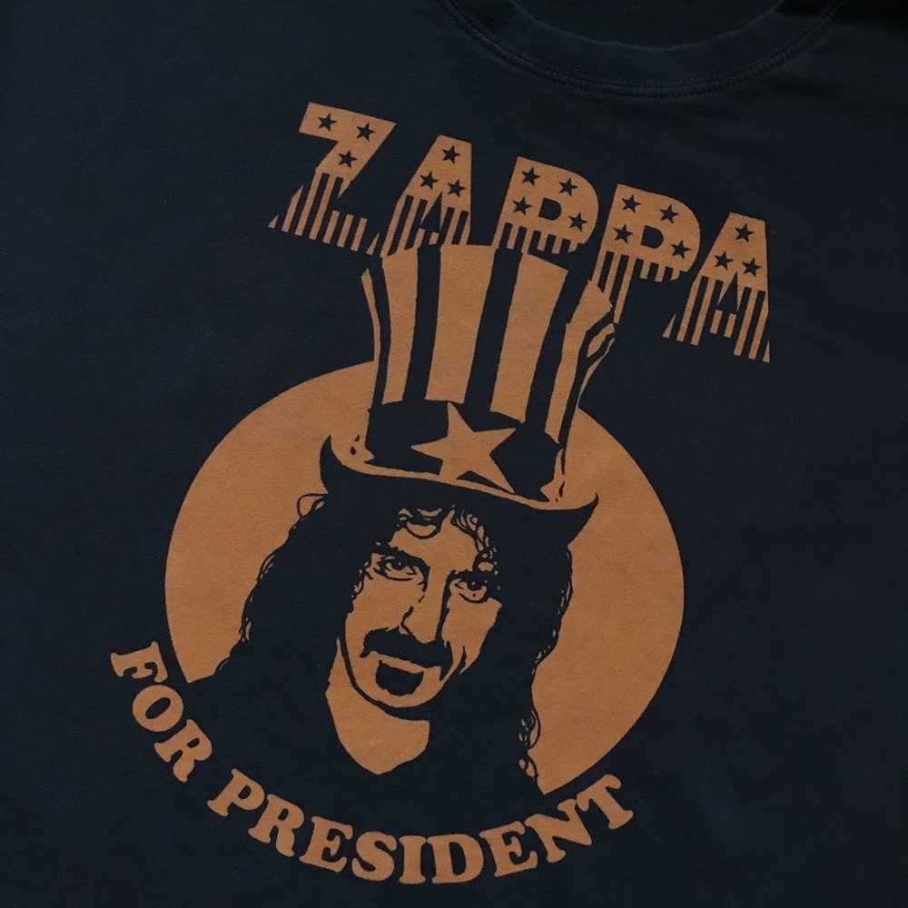Band Tees × Made In Usa × Vintage Frank Zappa Vin… - image 2