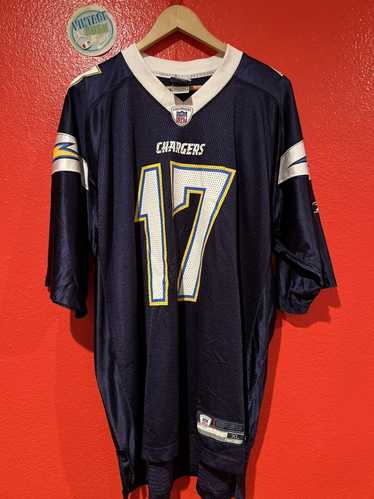 Reebok × Vintage Rivers Chargers Jersey Navy Rare 