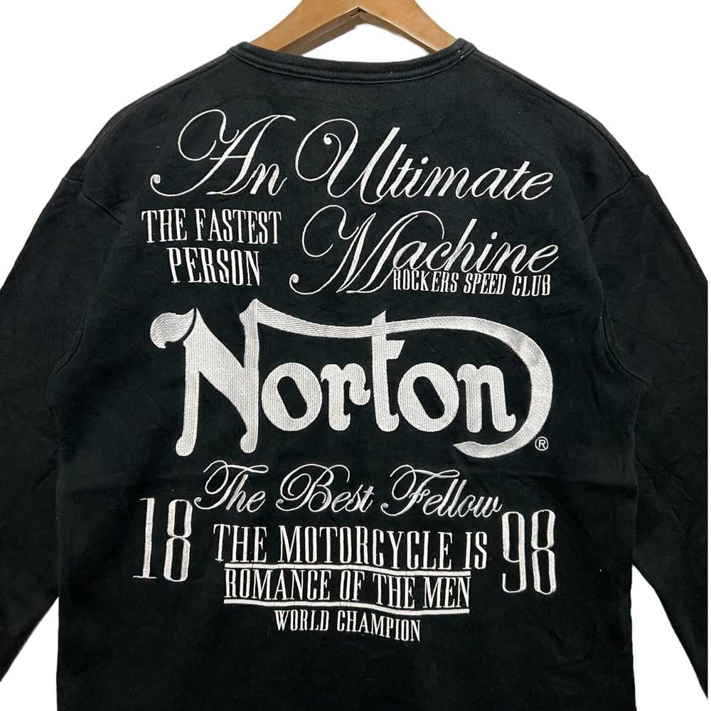 Norton × Vintage Norton Embroidered Big Logo Shirt - image 2