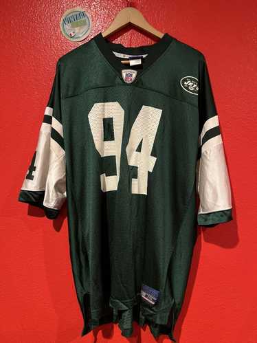 Reebok × Vintage Jets Jersey John Abraham Green SZ