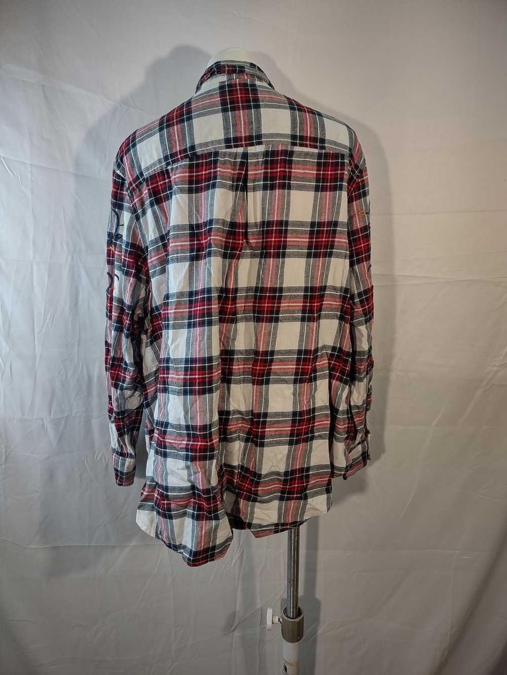 Unbrnd × Unkwn Terra & Sky plaid women button up … - image 4