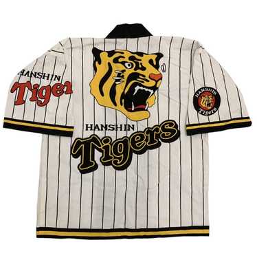 Vintage Hanshin Tigers Supporters Baseball Jersey Mizuno Size 