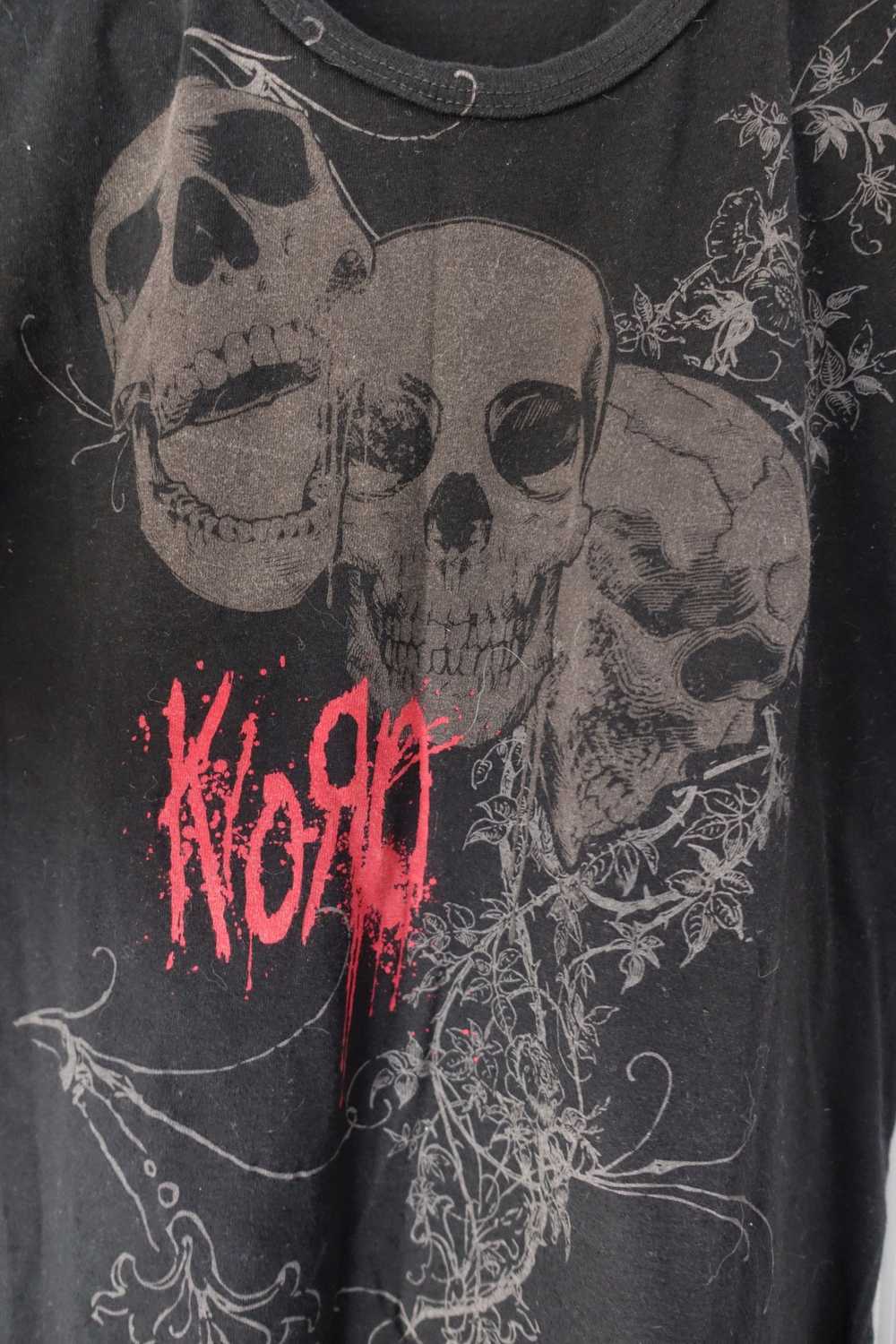 Band Tees × Rock T Shirt × Rock Tees Korn "Skulls… - image 2