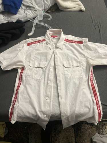 Supreme Supreme logo rib work shirt