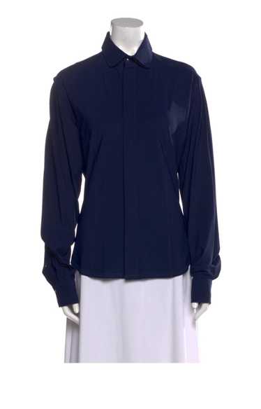 Thierry Mugler Thierry Mugler Dress Shirt Blue Lon