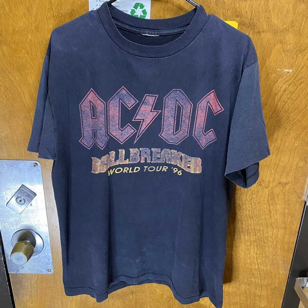 Band Tees × Vintage 1996 AC/DC Ball breaker tour … - image 1