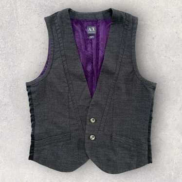 Armani Exchange Single-Breasted Silk with a Jacqu… - image 1