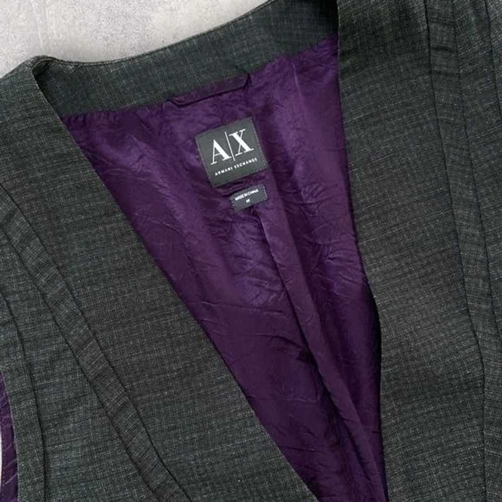 Armani Exchange Single-Breasted Silk with a Jacqu… - image 4