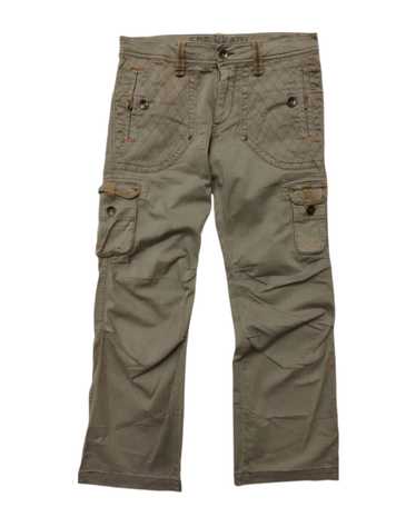 y2k EDWIN flare cargo pants brown古着屋で購入 - ワークパンツ