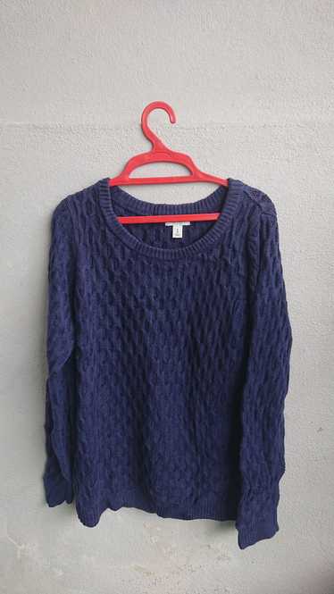 Aran Isles Knitwear × Coloured Cable Knit Sweater 