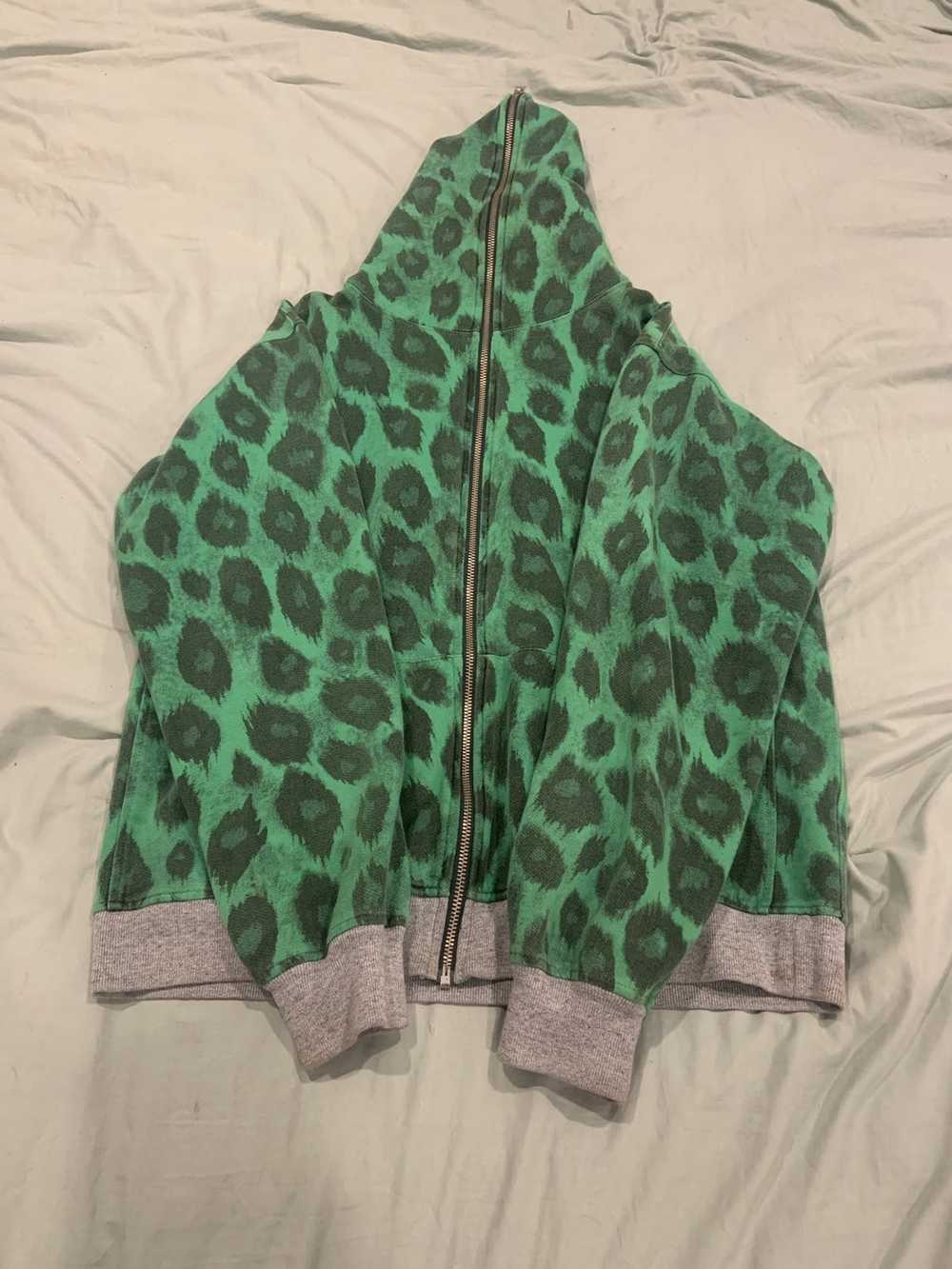 Sasquatchfabrix Leopard Full Zip Up Hoodie - image 1