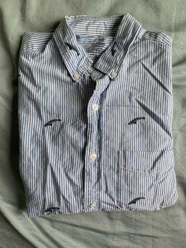 J.Crew J. Crew whale pattern S/S Button Up Shirt S