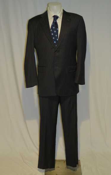 Canali 13320 Drop 7 Gray Striped Two Button Suit 4