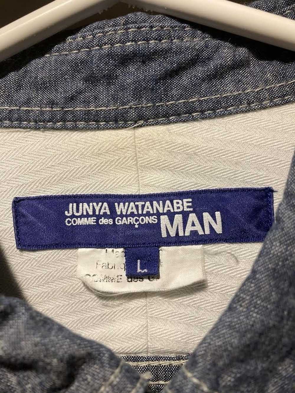 Junya Watanabe Junya Watanabe Oxford Shirt Patchw… - image 3