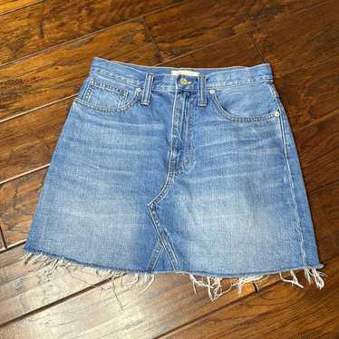 Madewell 377- MADEWELL Denim Mini Skirt