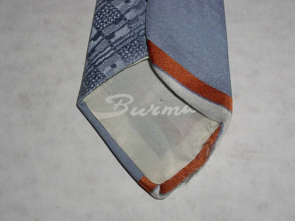 Vintage Bullock's Burma Necktie Vintage 1970's 4.… - image 7