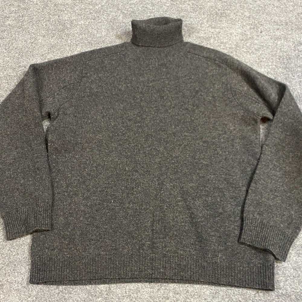 DKNY DKNY Men's Turtleneck Sweater L Gray Solid L… - image 1