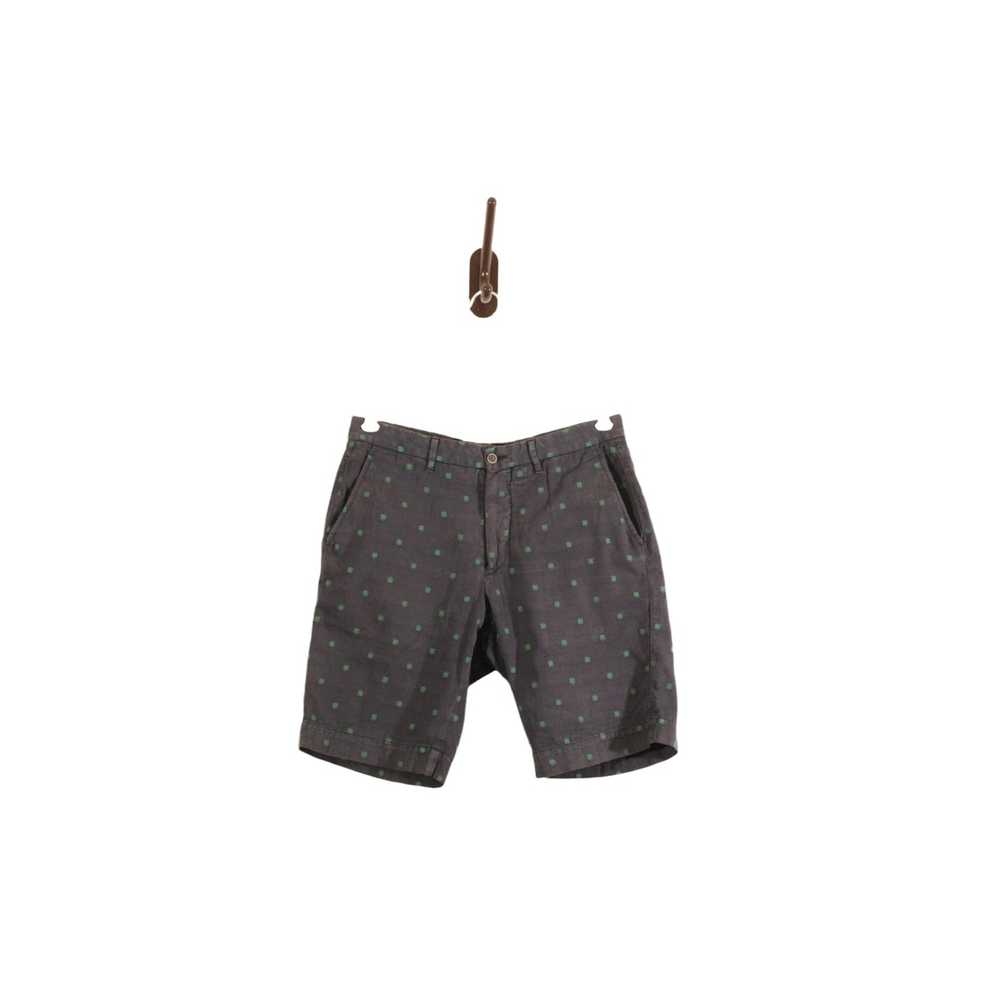 Davide Cenci Shamrock Faded Chino Camp Shorts Nav… - image 1