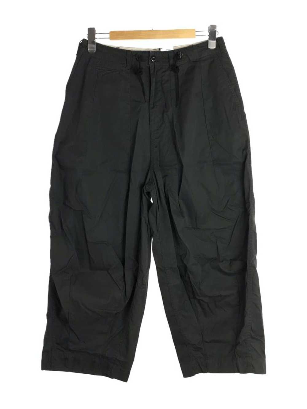 Needles Cropped Pants Black Cargo Cotton DrawCord… - image 1