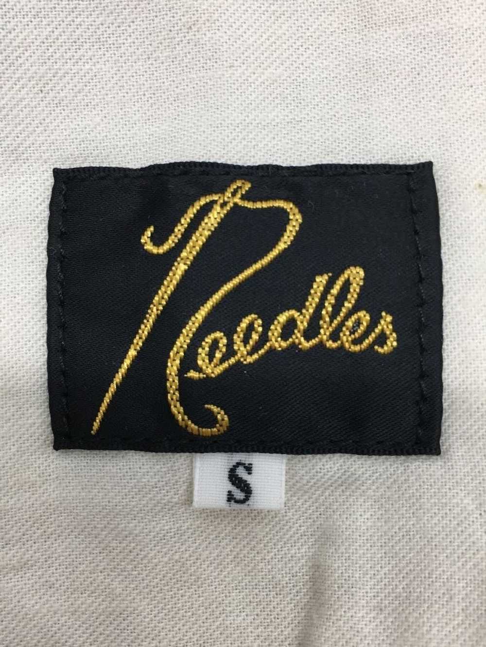 Needles Cropped Pants Black Cargo Cotton DrawCord… - image 3