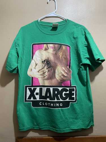 Vintage × Xlarge Vintage XLarge Green Big Tits Tee