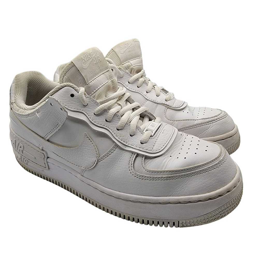 Nike Nike Air Force 1 Shadow Triple White Sneaker… - image 1