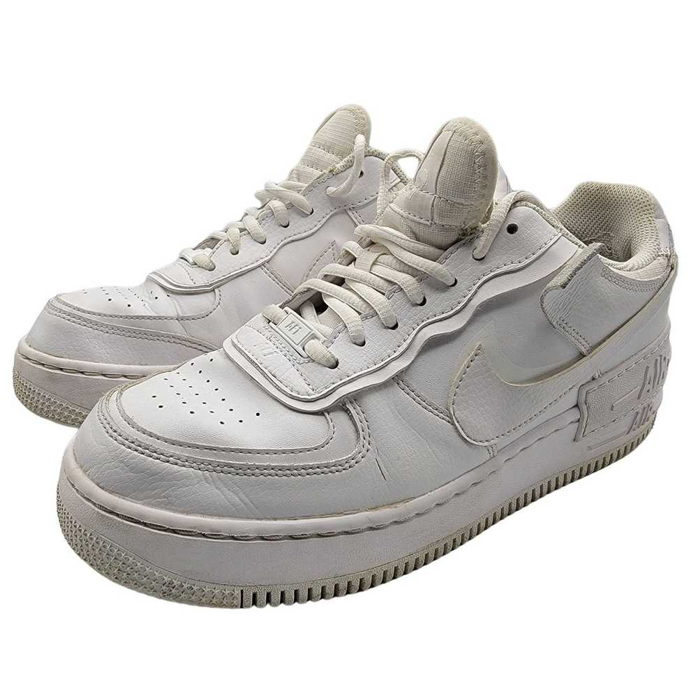 Nike Nike Air Force 1 Shadow Triple White Sneaker… - image 4