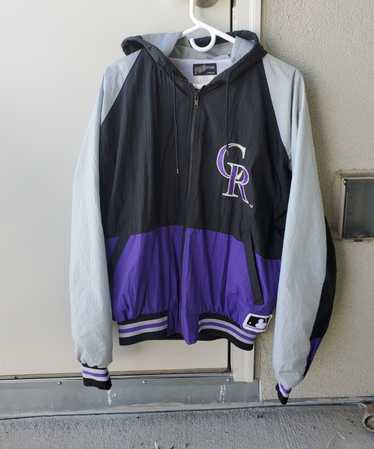 Rare Vintage #1 APPAREL Colorado Rockies MLB Full Zip Windbreaker