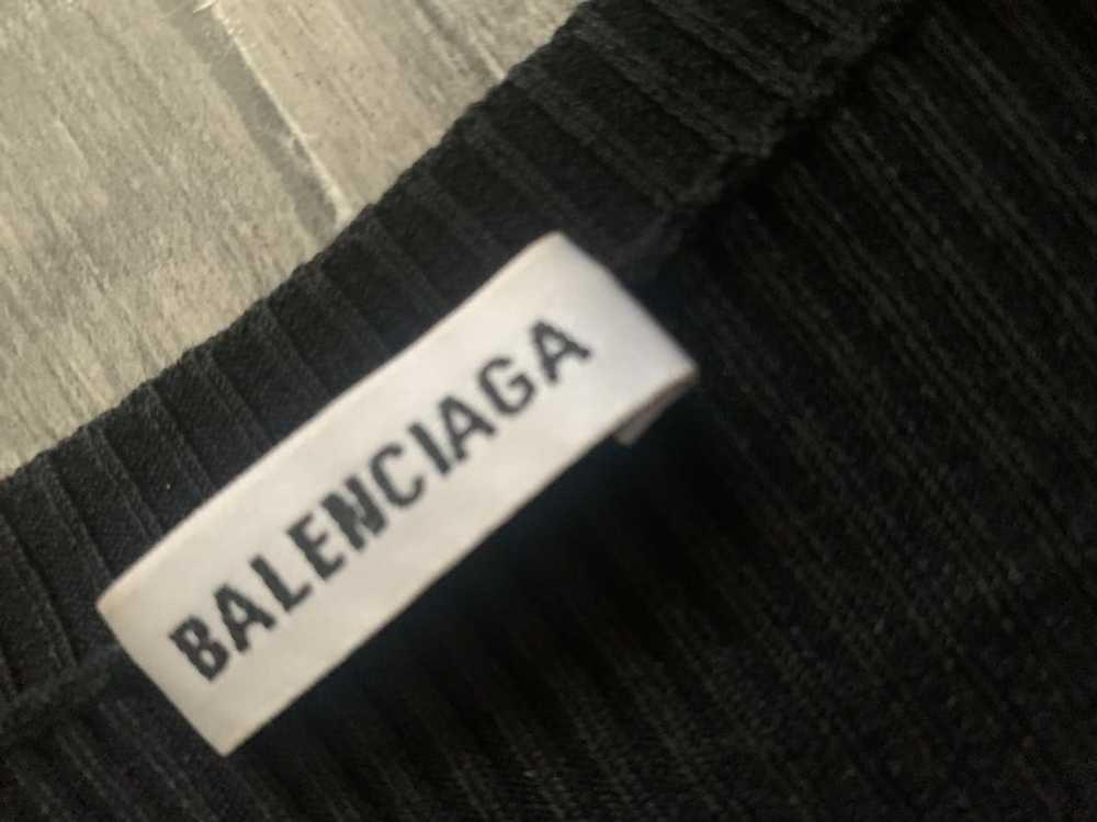 Balenciaga Balenciaga ribbed long sleeve - image 4