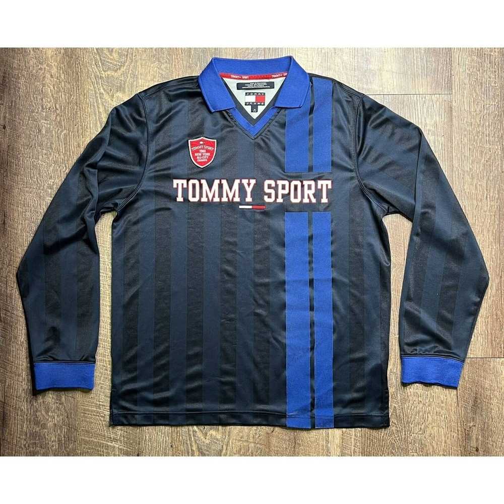 Vintage Vintage Tommy Hilfiger Sport Soccer Jerse… - image 2