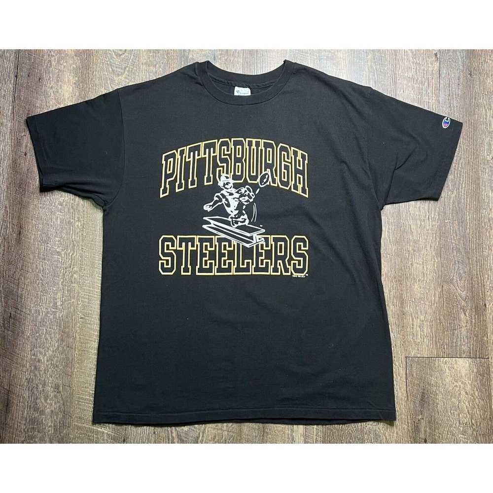 Champion Vintage 1994 Pittsburgh Steelers NFL Cha… - image 3