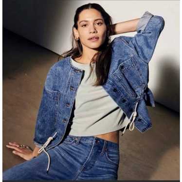 Madewell Madewell Denim Jean Jacket w/Drawstring … - image 1