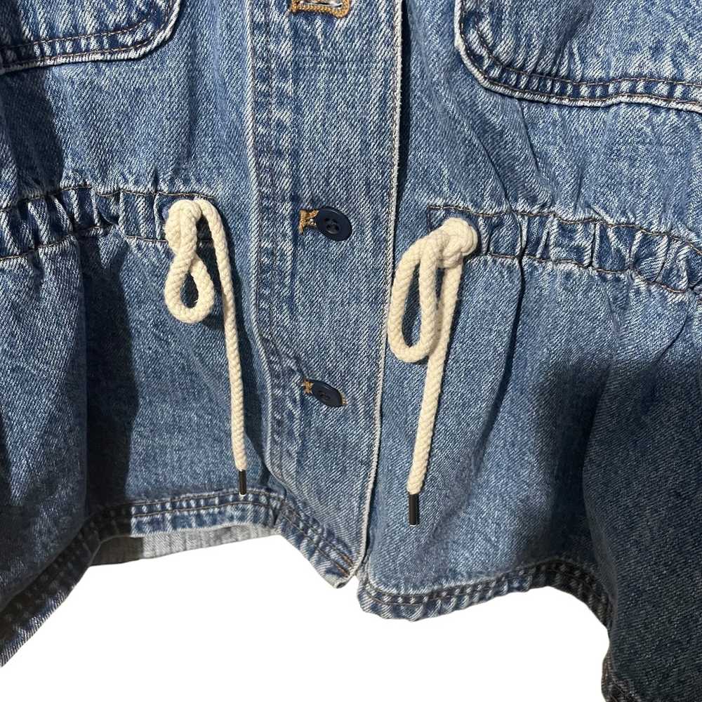 Madewell Madewell Denim Jean Jacket w/Drawstring … - image 5