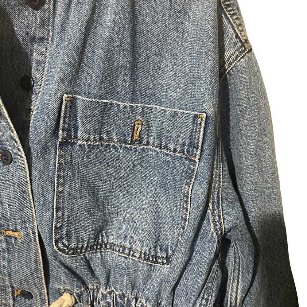 Madewell Madewell Denim Jean Jacket w/Drawstring … - image 6