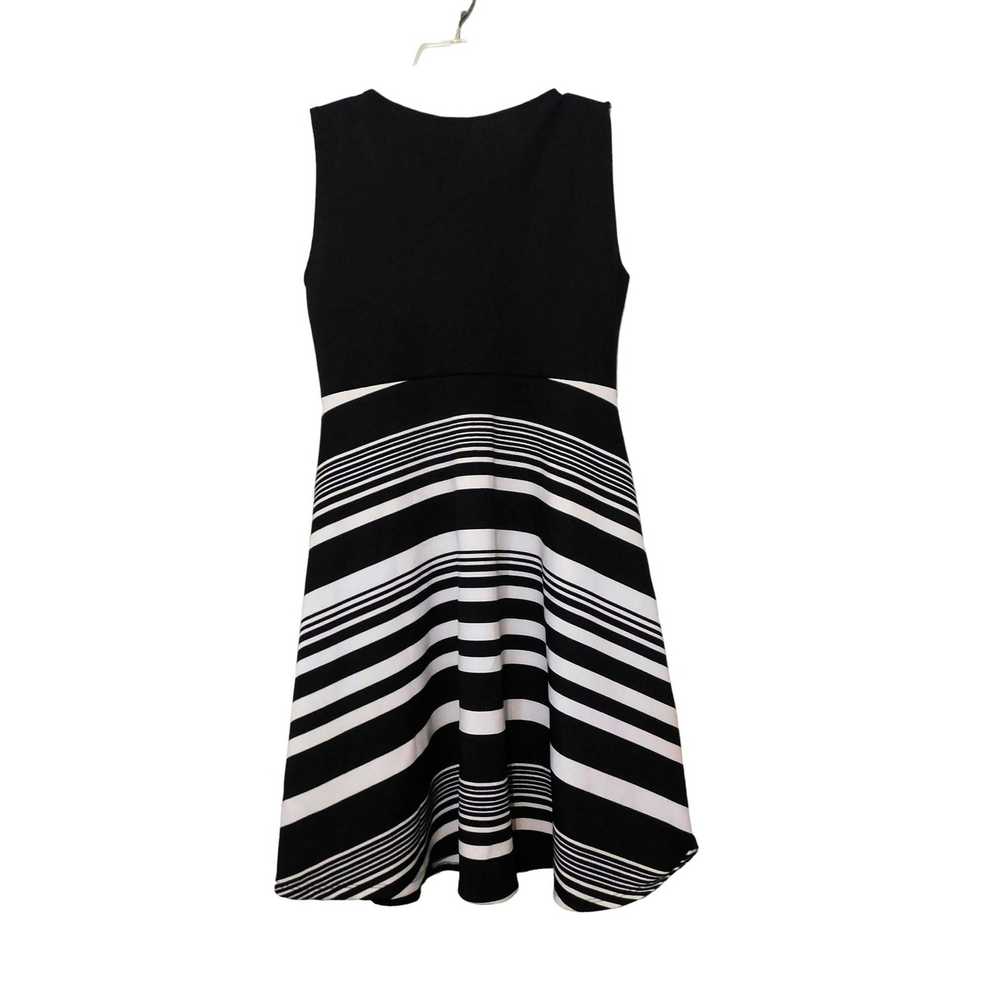 Other Torrid Dress Size 0 L 12 Black White Horizo… - image 5