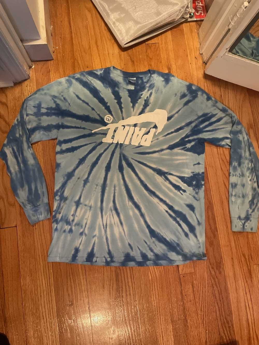 Japanese Brand Tie-Dye “Paint” L/S Shirt - image 1