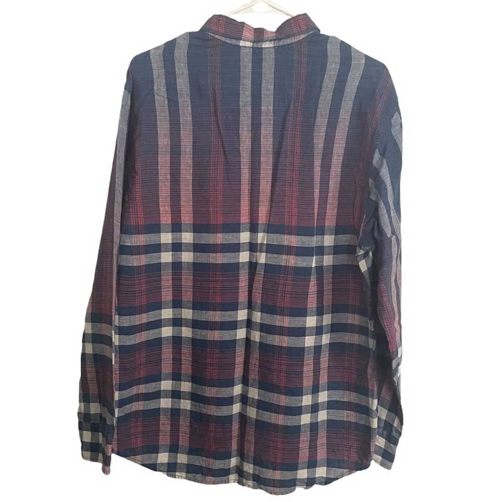 Tommy Bahama Tommy Bahama Ombré Plaid Linen Blend… - image 3