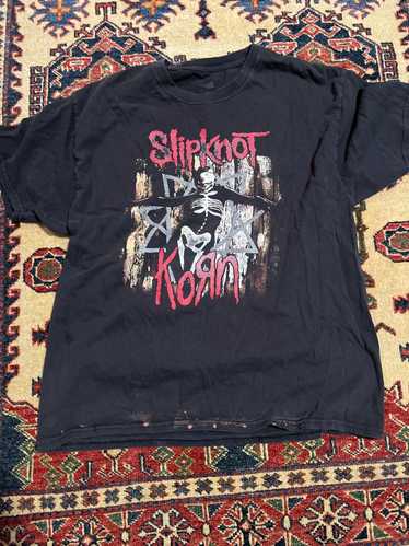 Slipknot × Vintage SLIPKNOT X KORN TOUR SHIRT 2014