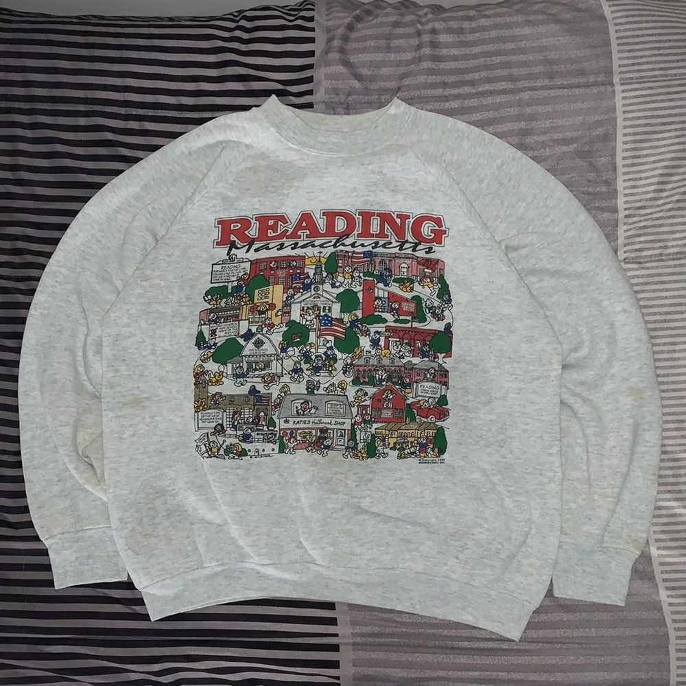 Fruit Of The Loom × Vintage 1993 Reading, MA cart… - image 1