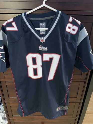 New England Patriots #87 Rob Gronkowski Lights Out Color Rush Limited Jersey