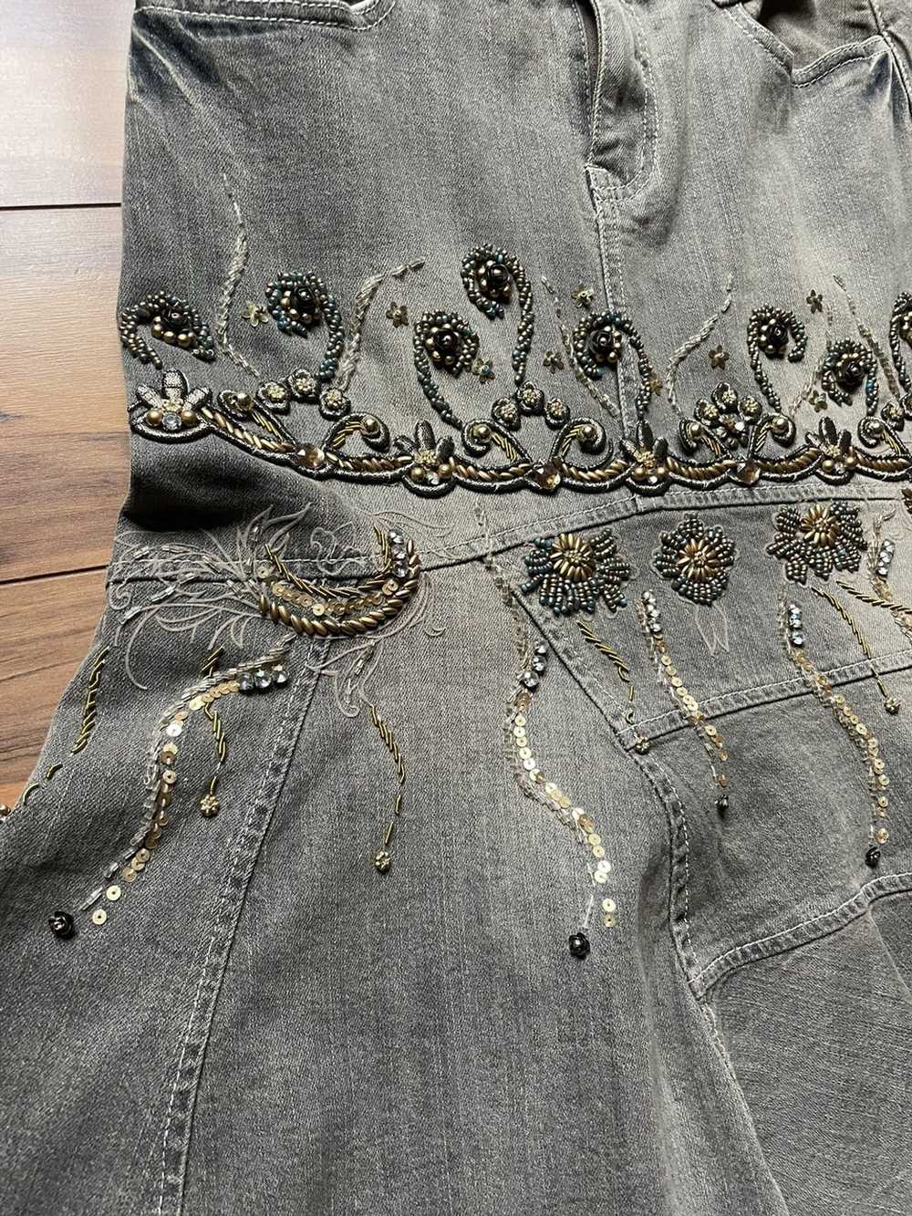 REBECCA DE RAVENEL Vintage rebecca jean Skirt - image 5
