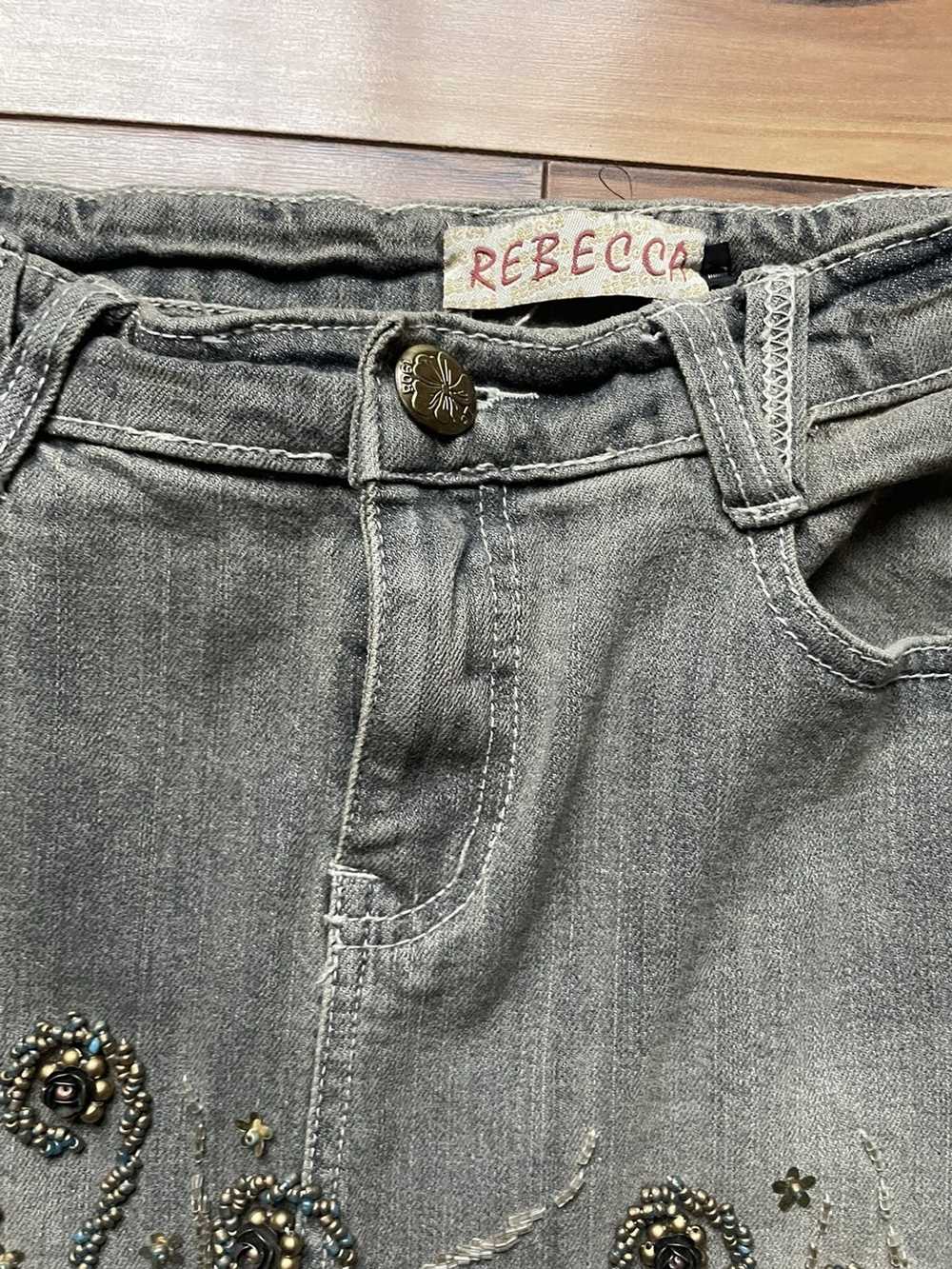 REBECCA DE RAVENEL Vintage rebecca jean Skirt - image 8